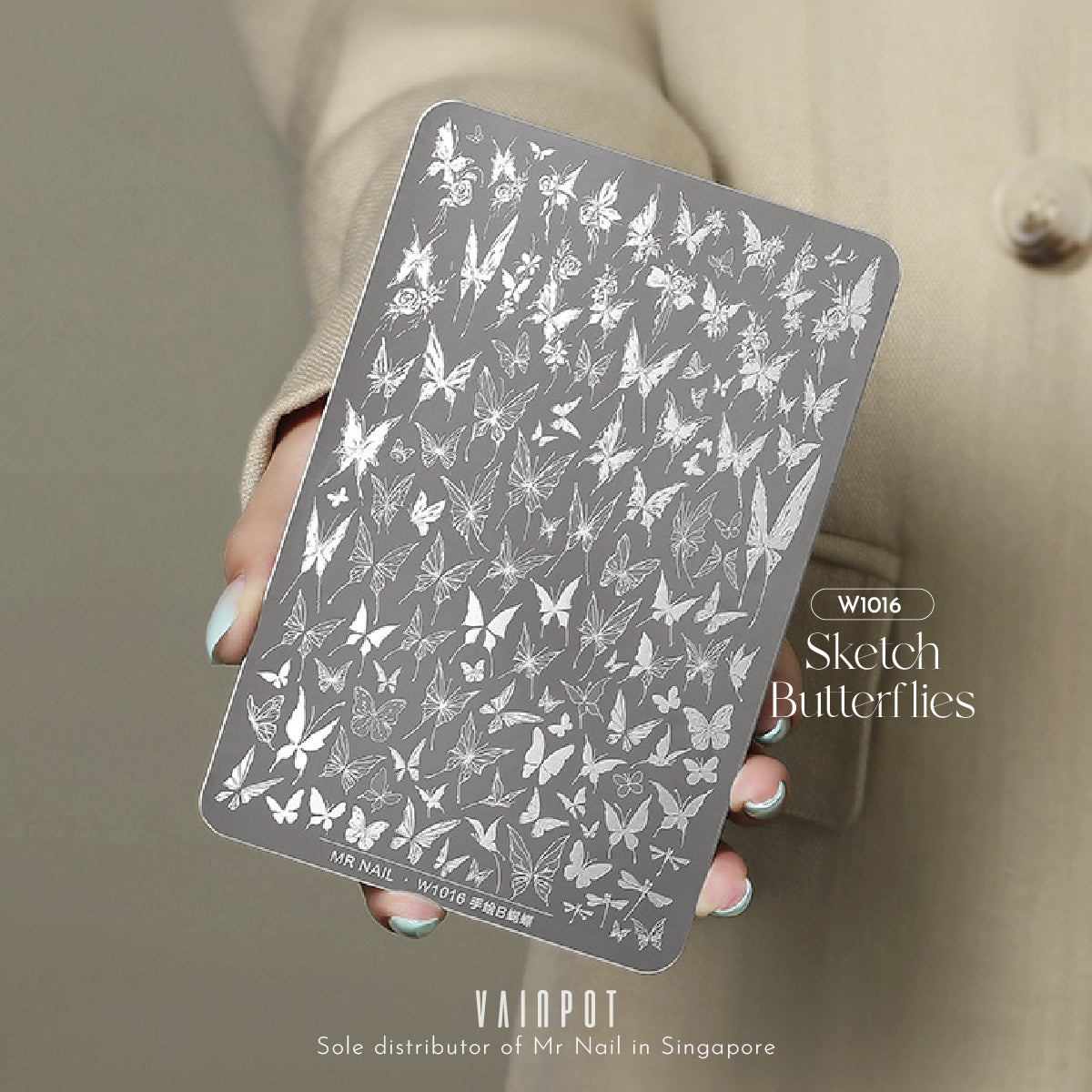 Large Nail Art Stamping Plates
