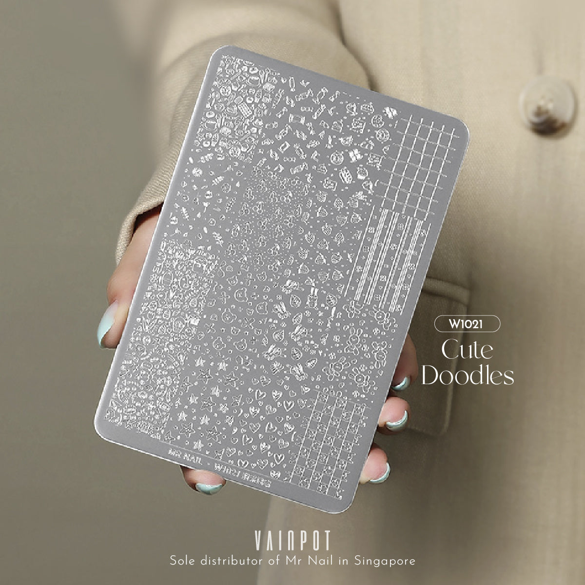 Large Nail Art Stamping Plates