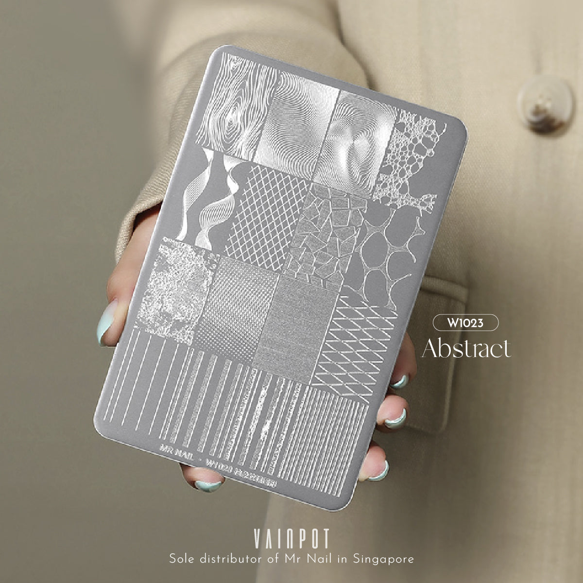 Large Nail Art Stamping Plates