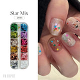 Star Sequins Nail Decorations