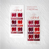 ByMuse Be Red, By Red Collection Tinted Gel Full Set / 6 Colours