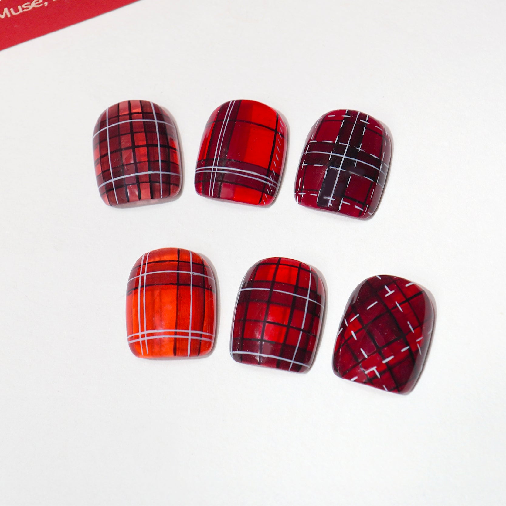 ByMuse Be Red, By Red Collection Tinted Gel Full Set / 6 Colours