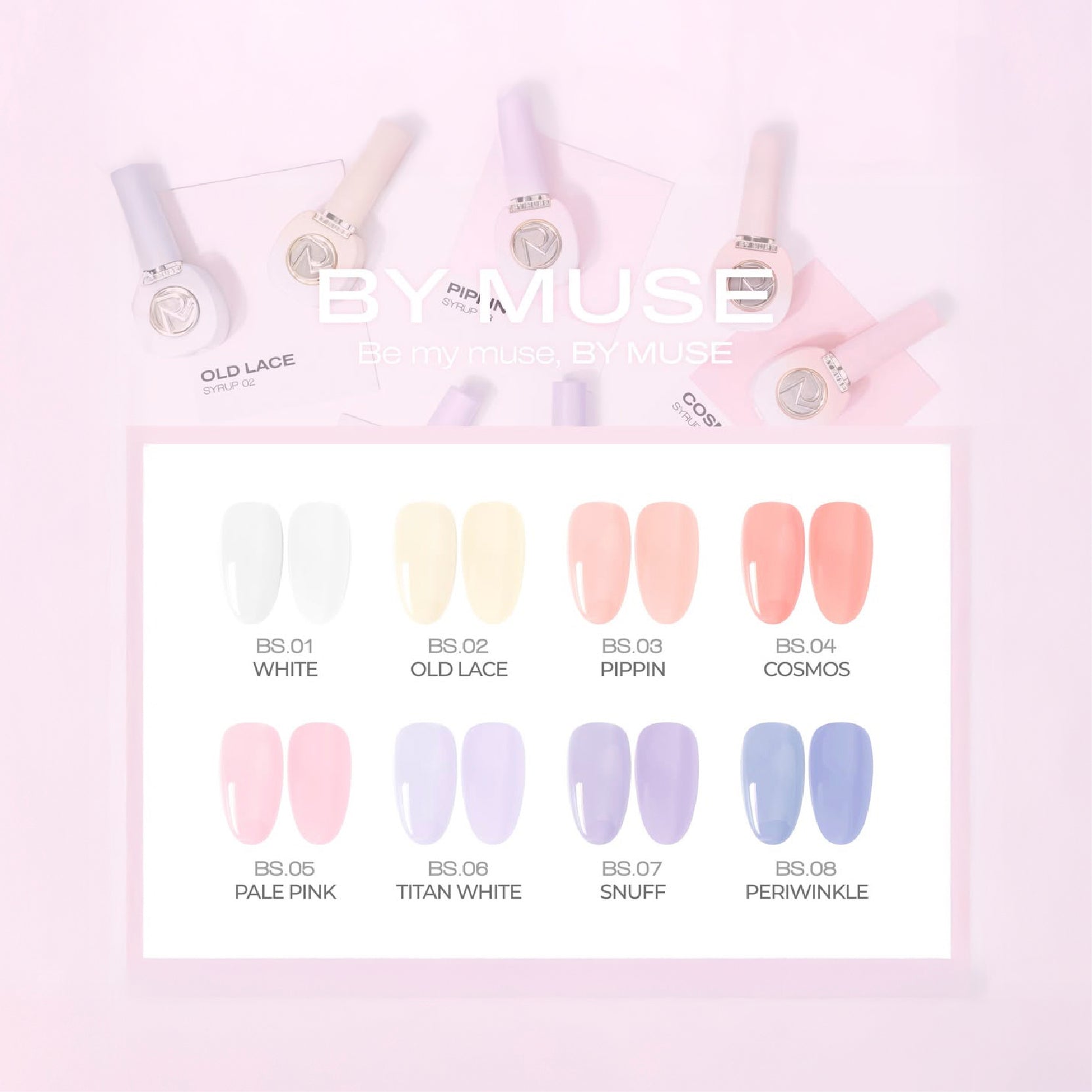 ByMuse Syrup Set A Full Set / 8 Colours
