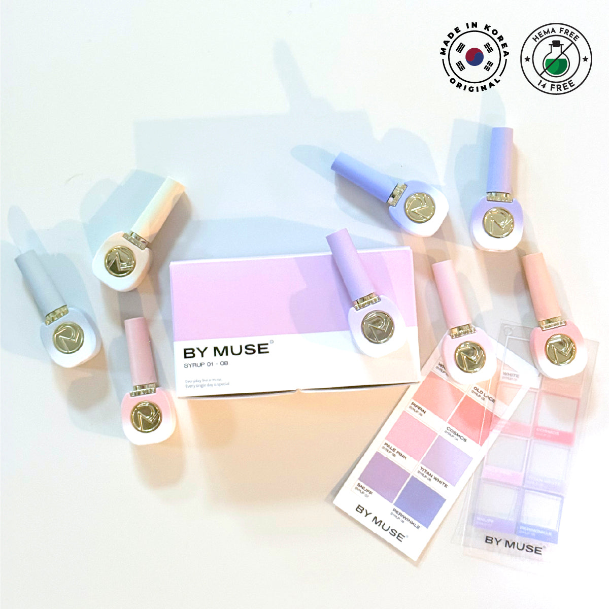 ByMuse Syrup Set A Full Set / 8 Colours