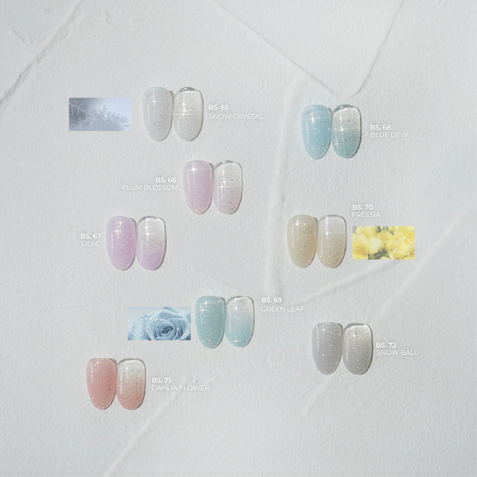 ByMuse Syrup Spring Snow Full Set / 8 Colours