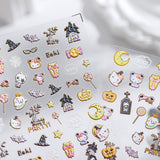 Halloween 5D Nail Art Stickers