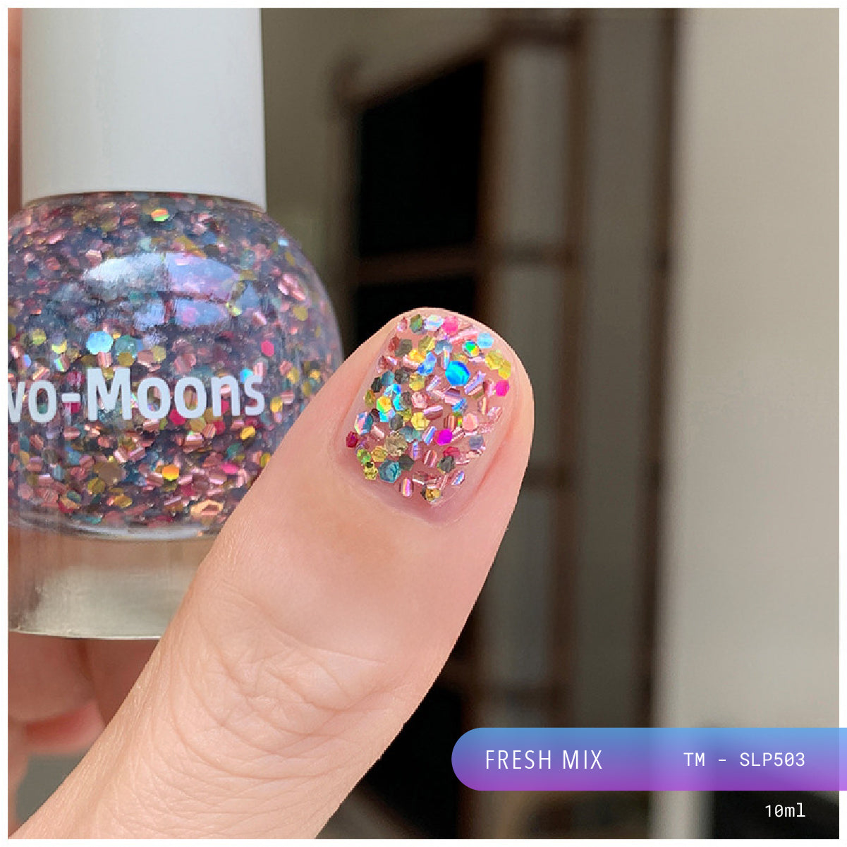 Water Based Nail Polish - Whimsy Sparkles