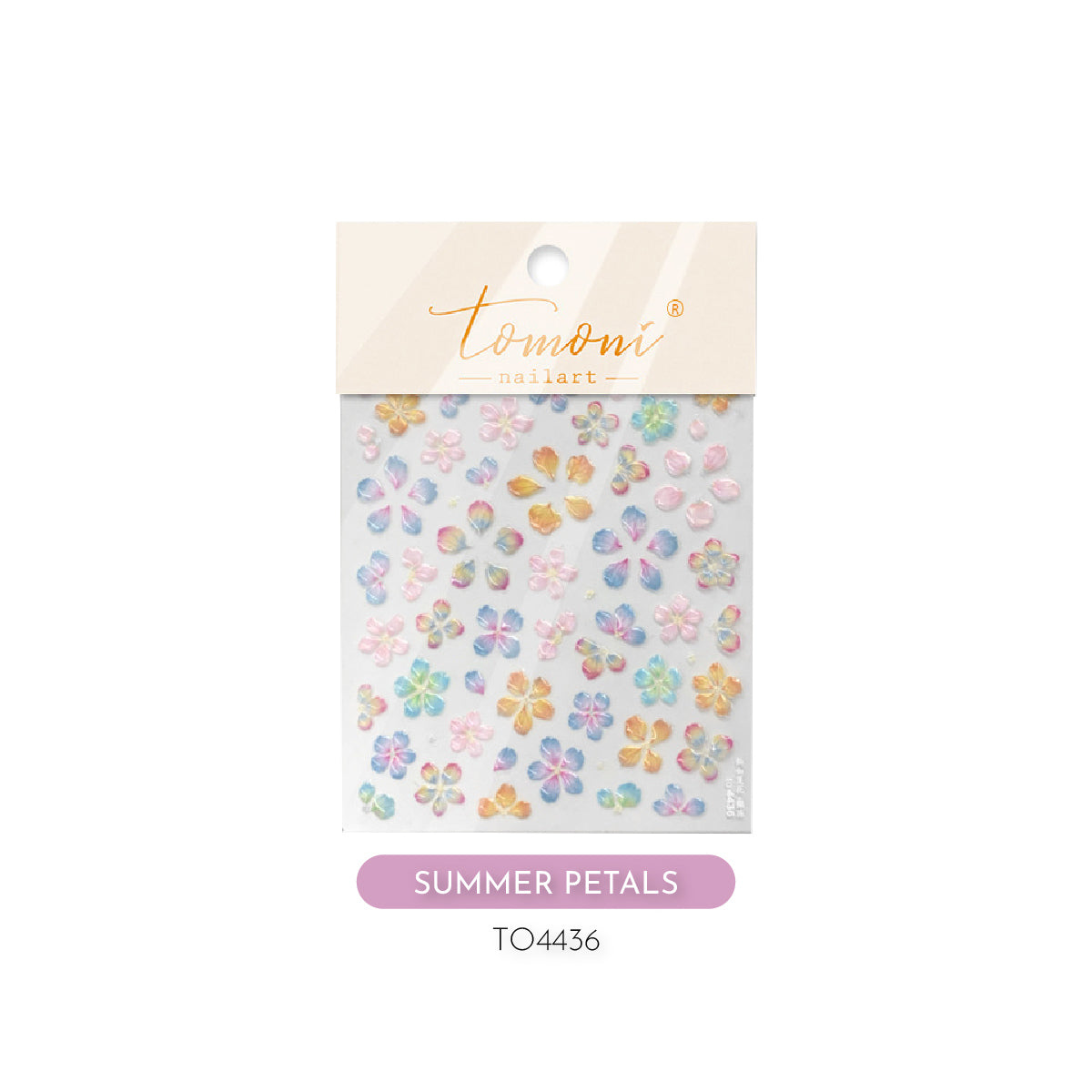 Blooming Garden Floral 5D Nail Art Stickers