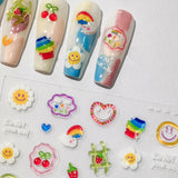 Y2K Jelly 5D Nail Art Stickers