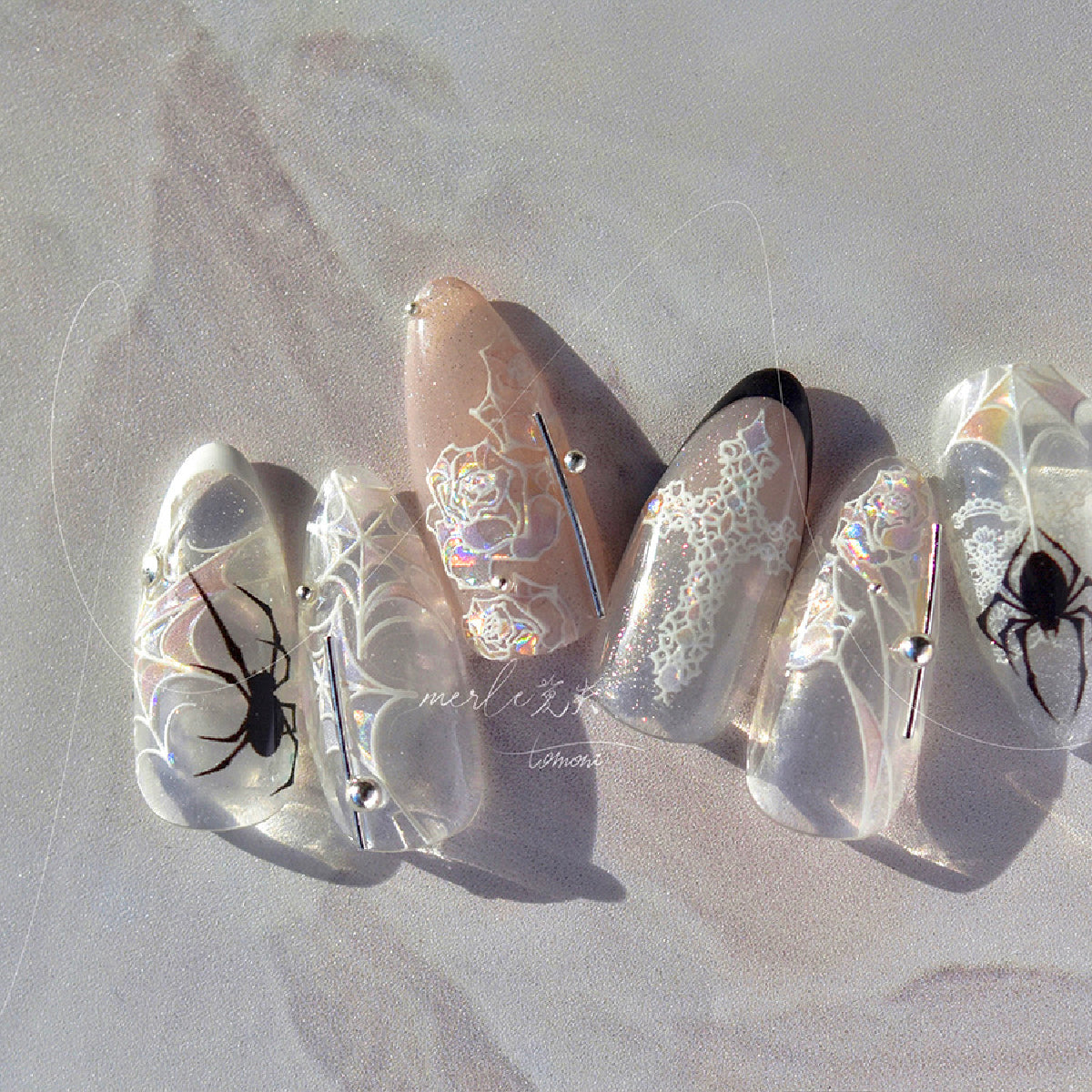 Y2K Gothic Halloween Nail Art Stickers