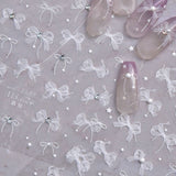 Romantic Coquette Ruffles Nail Art Stickers