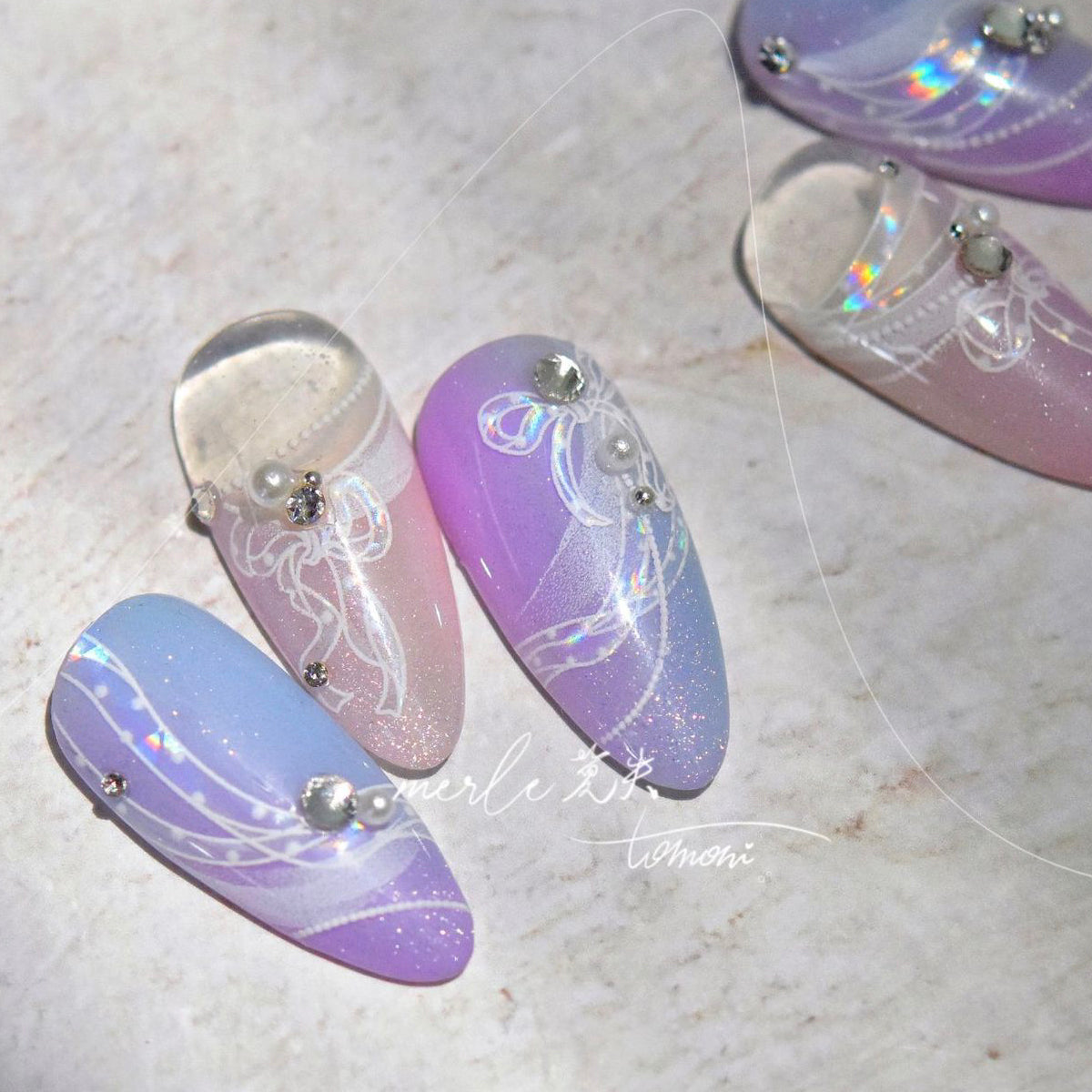 Romantic Coquette Ruffles Nail Art Stickers