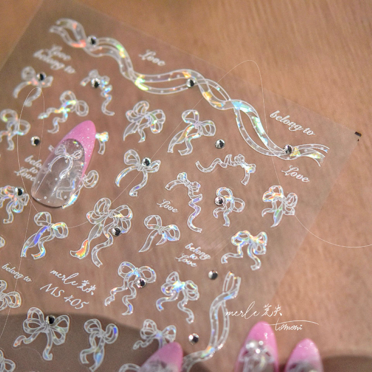 Romantic Coquette Ruffles Nail Art Stickers