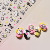 Kuromi And Friends 3D Nail Art Stickers