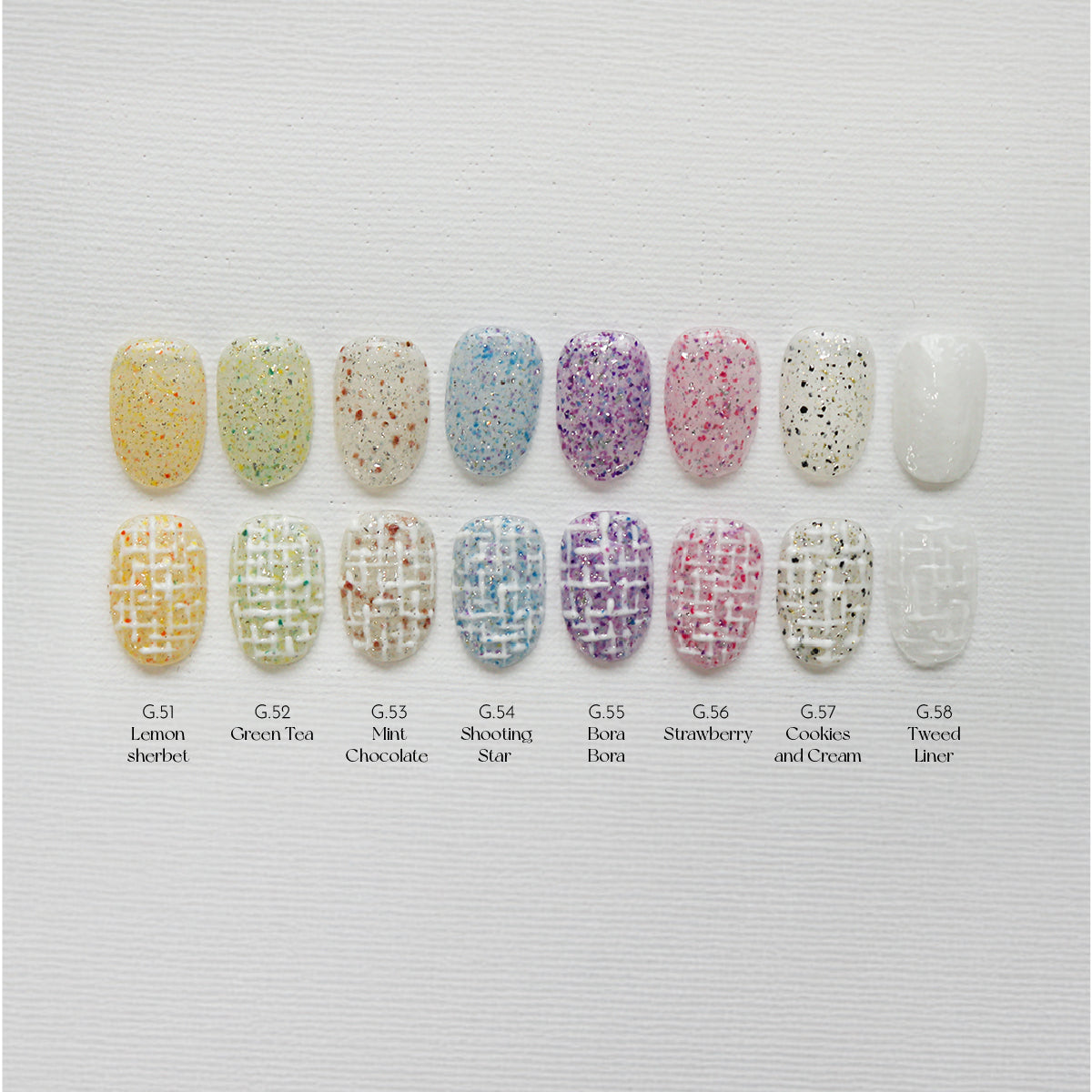 YOGURT NAIL 8 Colours Twin Tweed