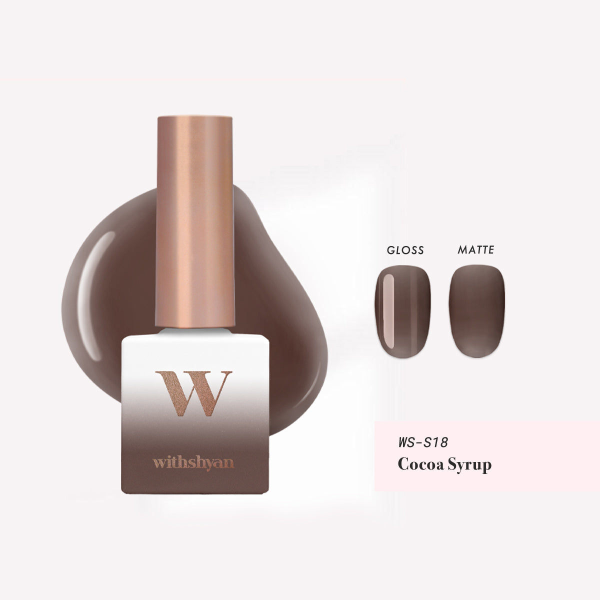 WithShyan WithGel Syrup Series, WS-GEL-S18CocoaSyrup