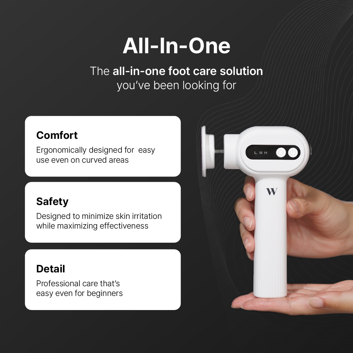 Pur Step Pure Step Rechargeable Electric Foot Exfoliator – Vainpot Official