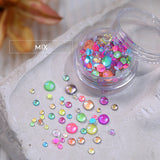 Dreamy Bubbles Iridescent Flatback Beads