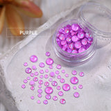 Dreamy Bubbles Iridescent Flatback Beads