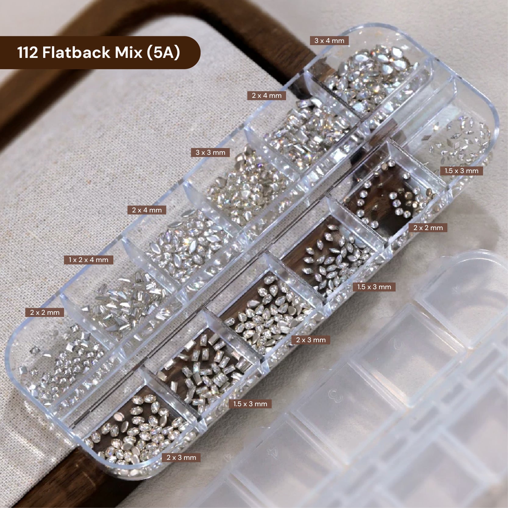 5A Zirconia Pointed Back Nail Rhinestones