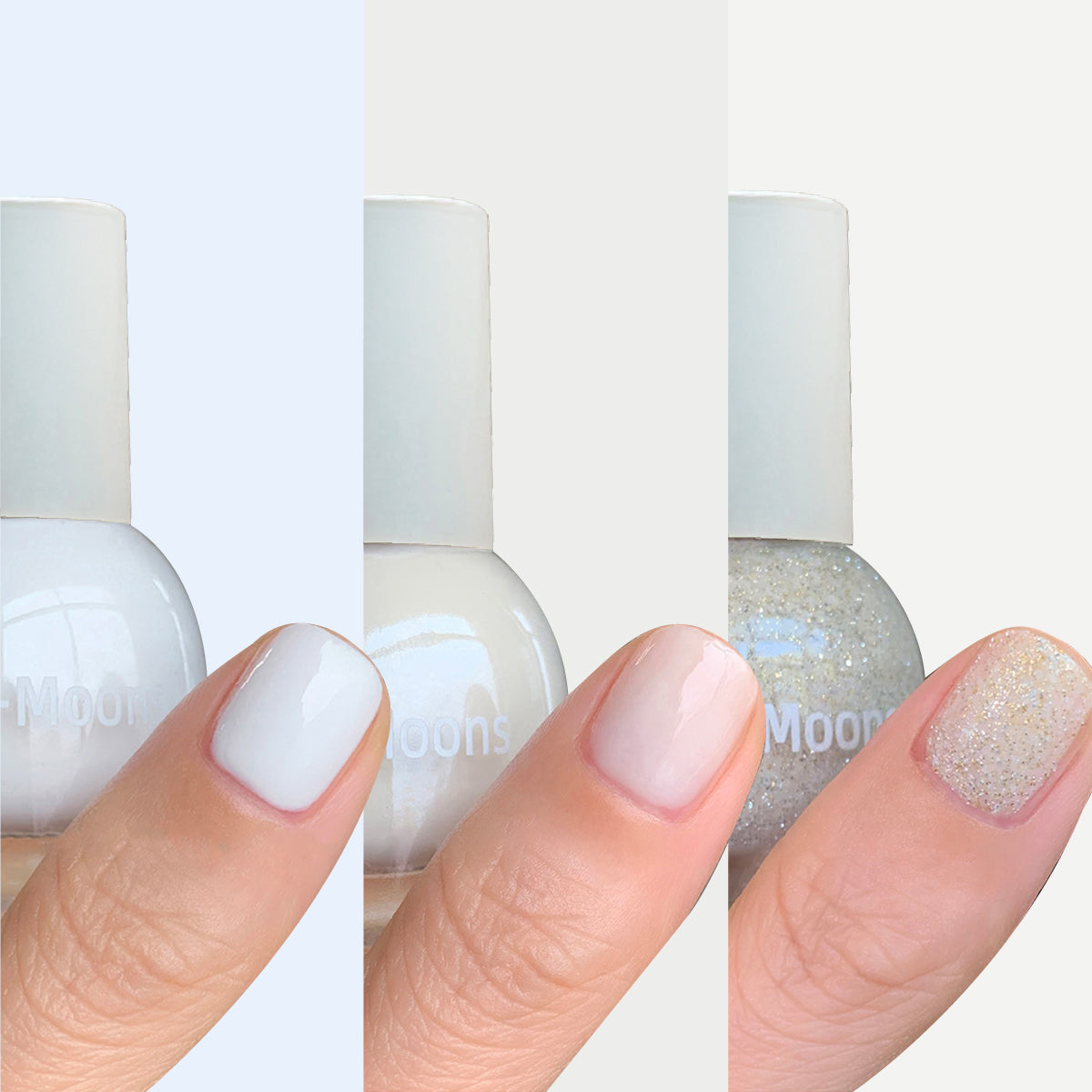 Water Based Nail Polish - Whites & Millky
