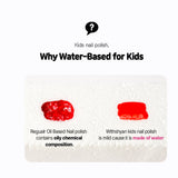 WithShyan Kids Water Based Nail Polish Set 
