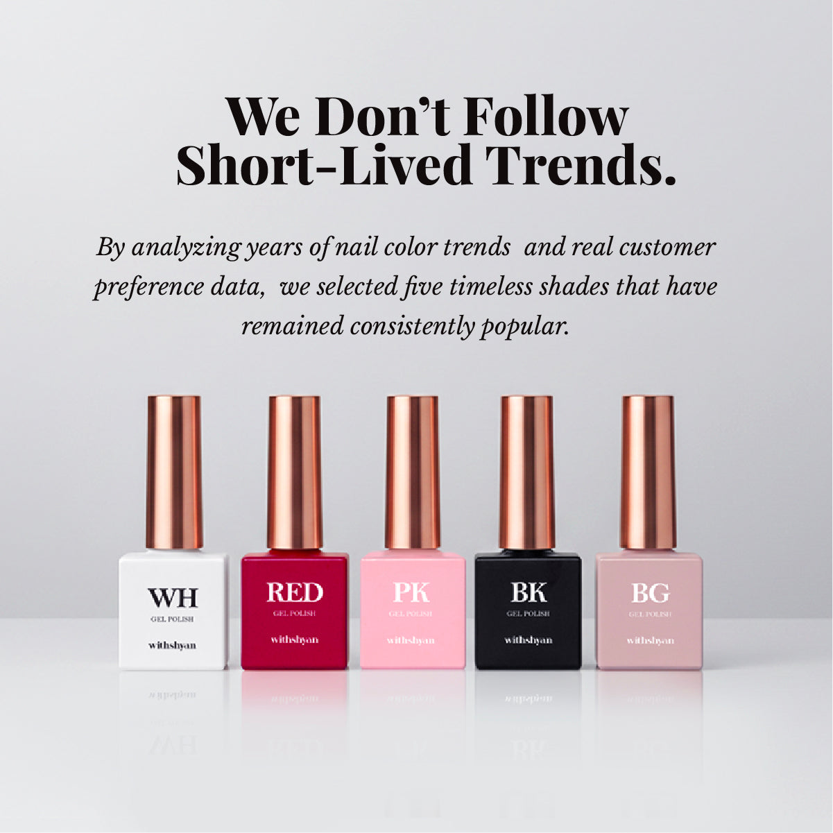 Withshyan Gel Line Polish Colours 10ml