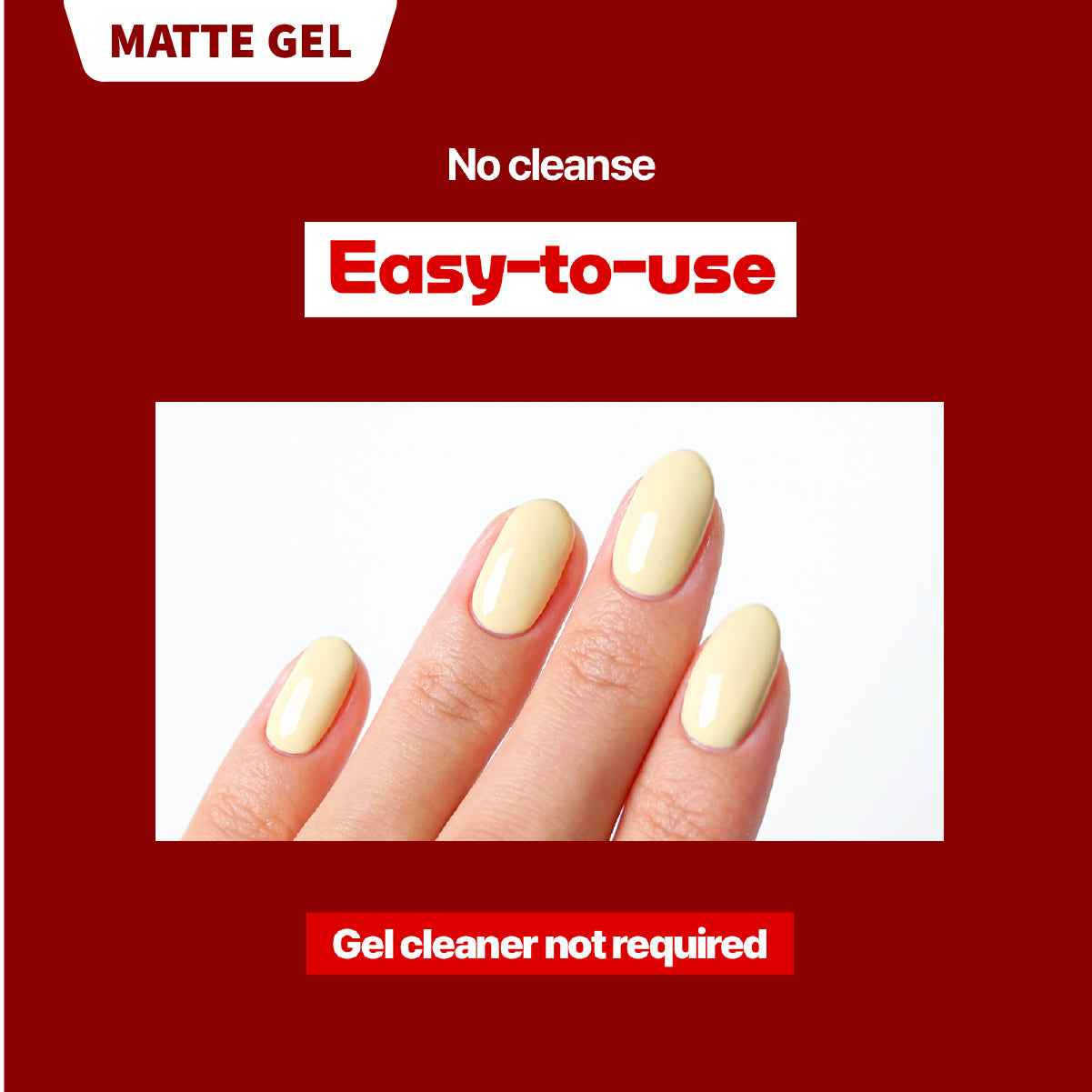 Withshyan Non-Wipe Matte Top Gel Coat 10ml