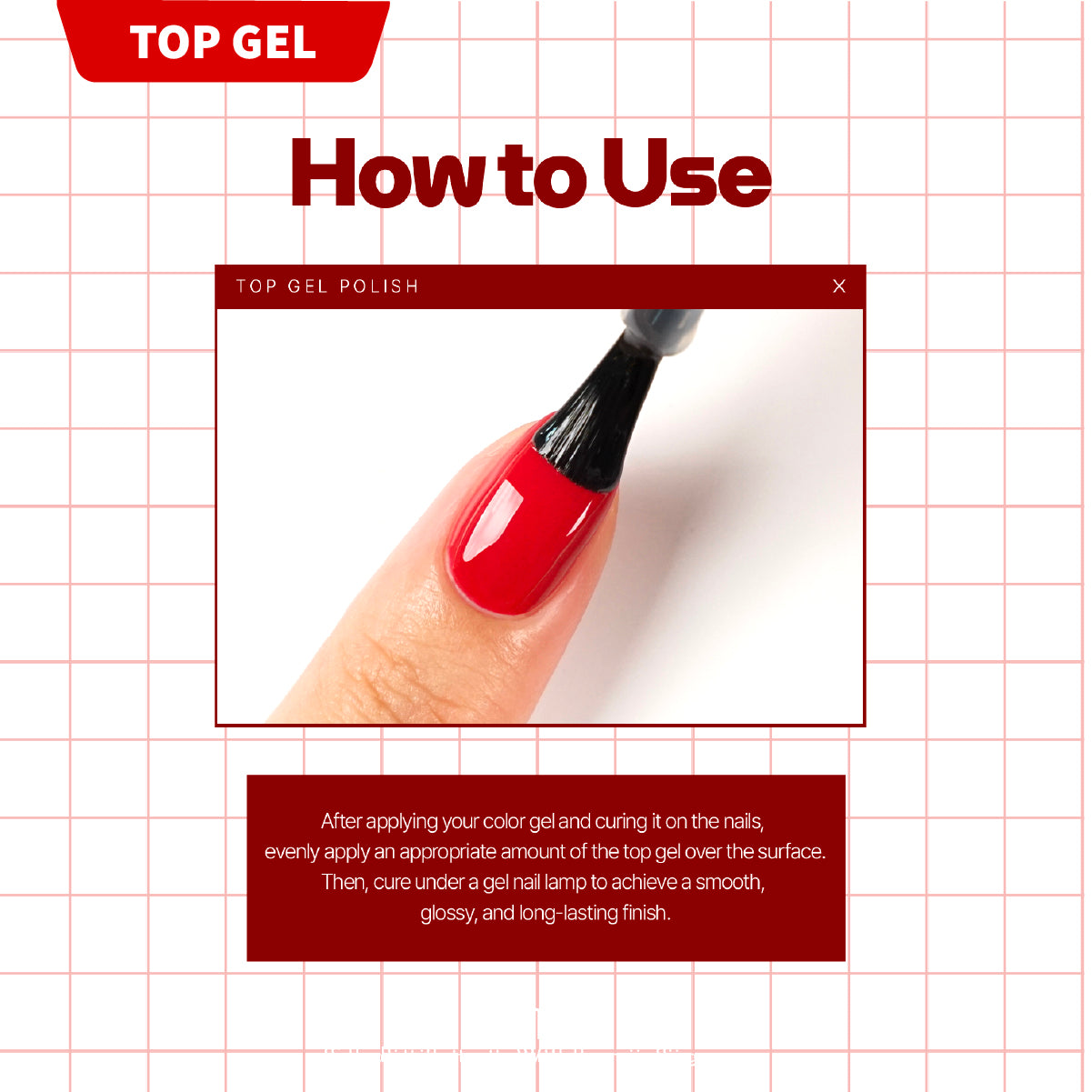 Withshyan Non-Wipe Top Gel Coat 10ml