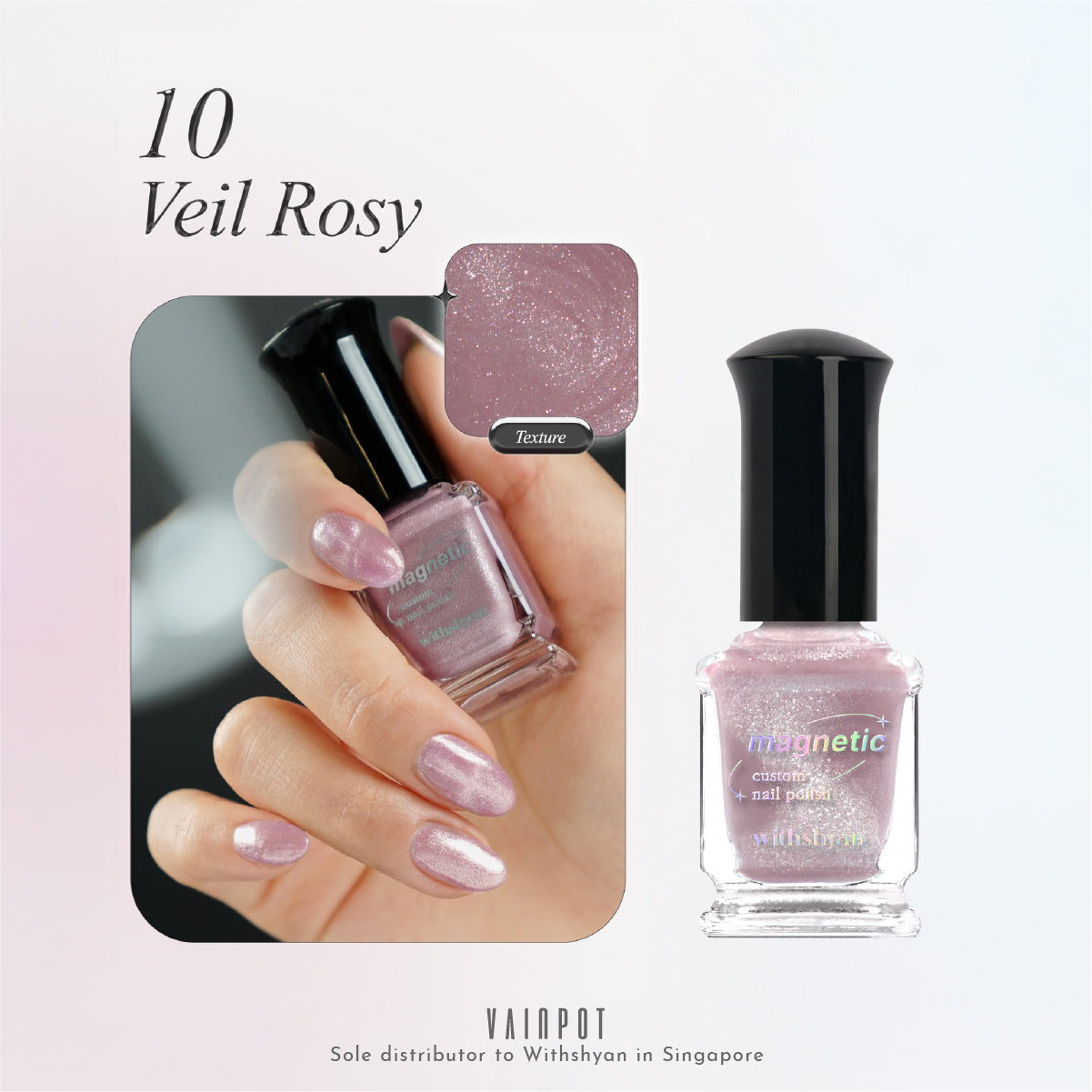 Magnetic Nail Polish / Air Dry
