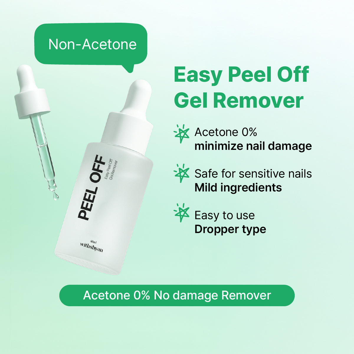Easy Peel Off Gel Remover