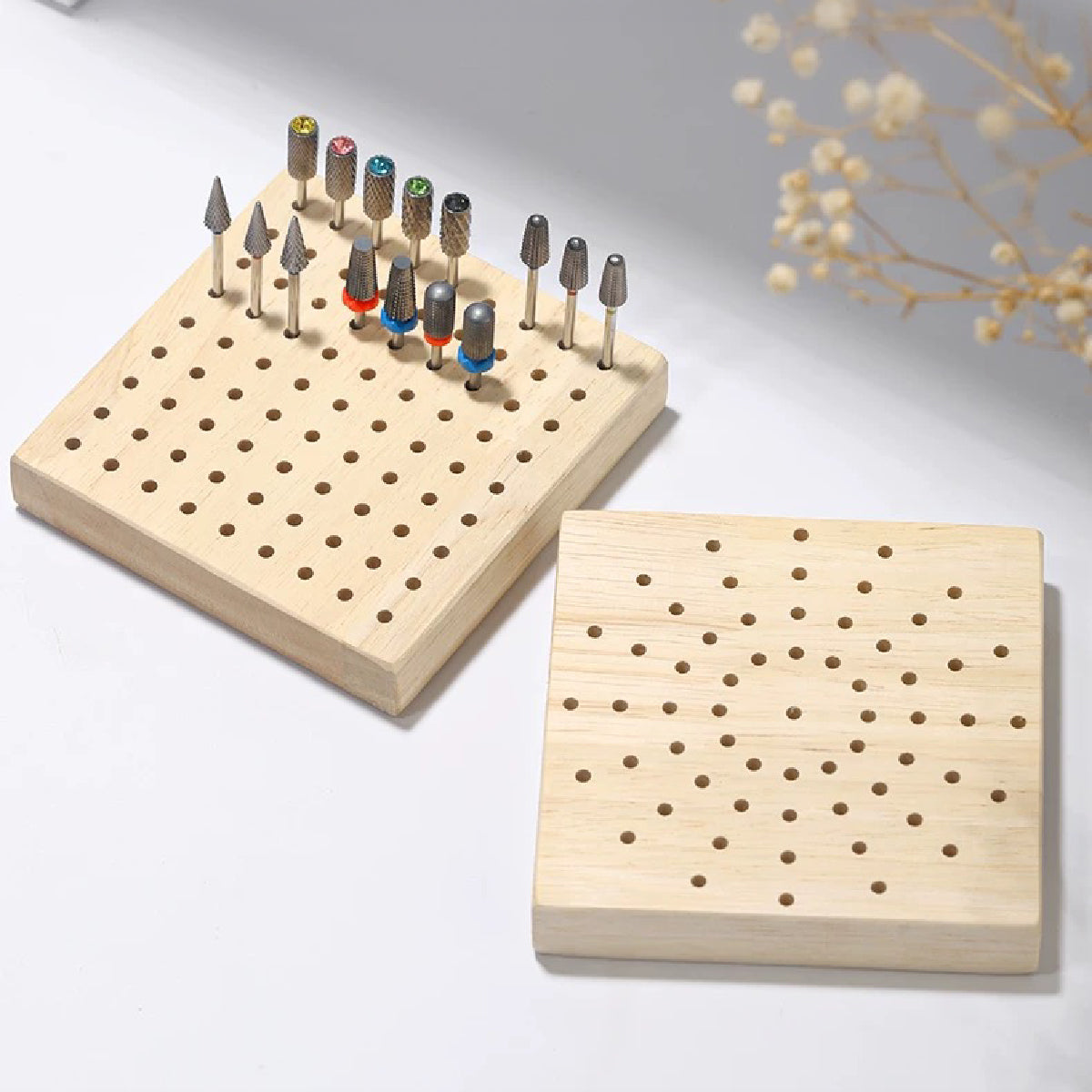 Wooden Drill Bits Holder