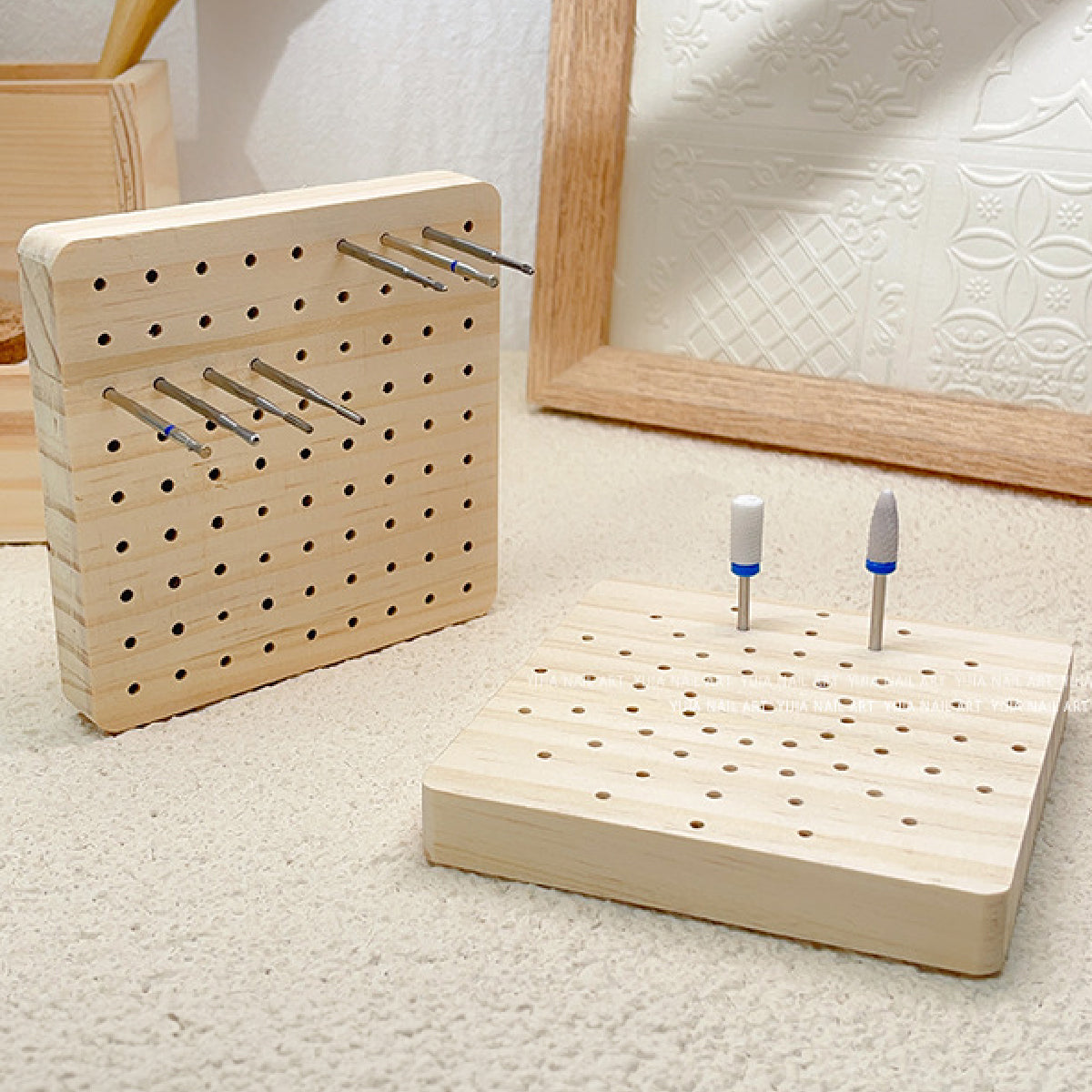 Wooden Drill Bits Holder