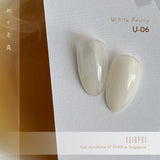 Xi Hui Autumn tea dew collection gel polish in White Peony U06