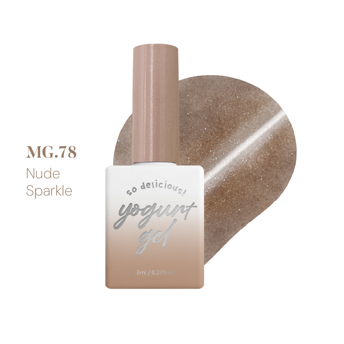 YOGURT NAIL Jeweling Collection / 6 Dual Effect Magnetic Cateye