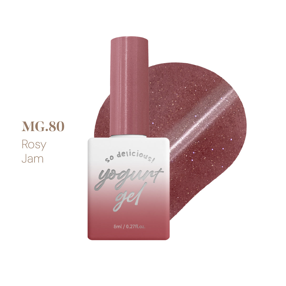 YOGURT NAIL Jeweling Collection / 6 Dual Effect Magnetic Cateye