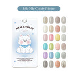 Nail & Yolly Jelly Milk Candy & Syrup Gel Palette  / 24 Colours