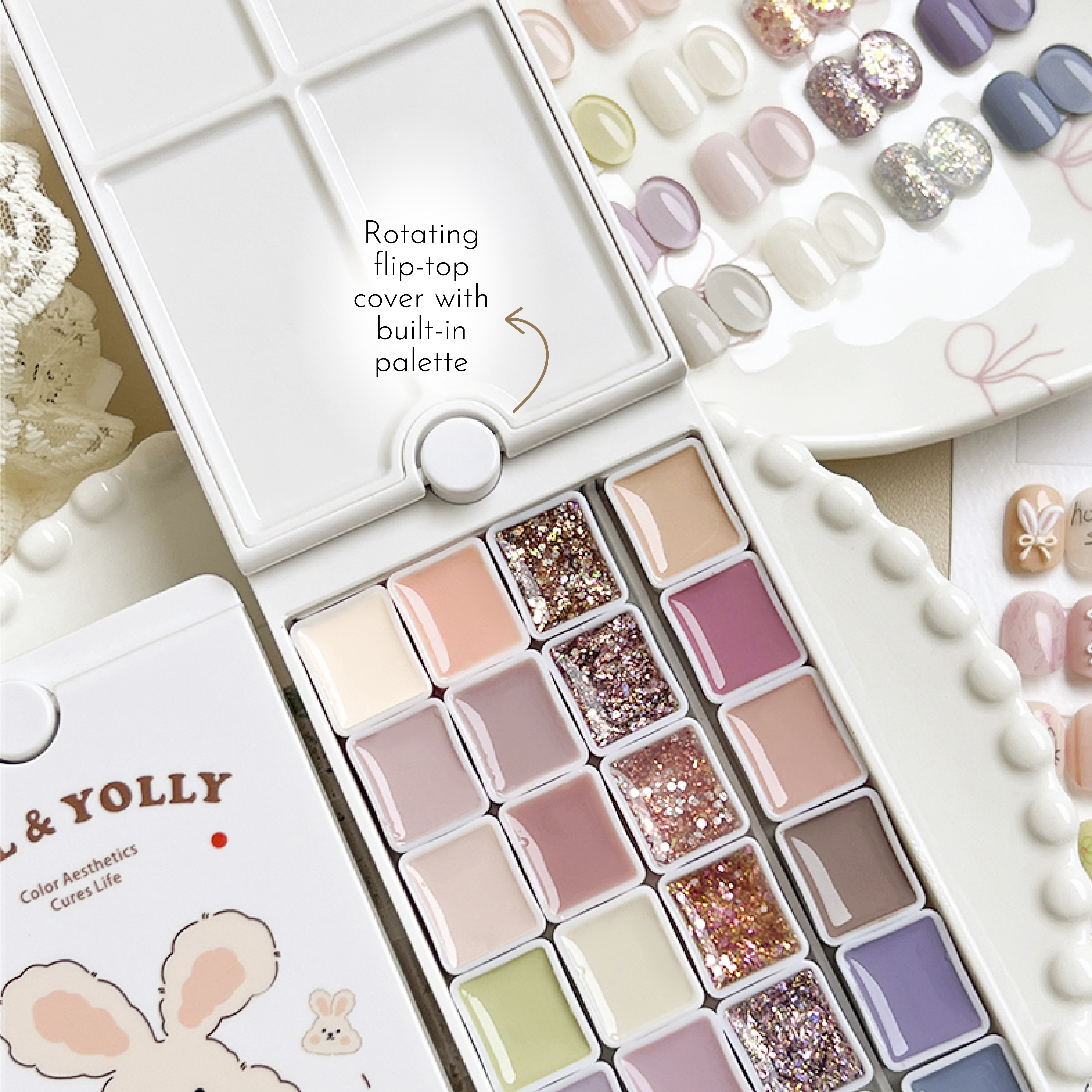 Nail & Yolly Cremé Gel Palette / 24 Colours