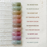 YOGURT NAIL Cozy Bear Gel  Collection / 10 Colours HEMA-Free Korean Soak Off Gel Polish