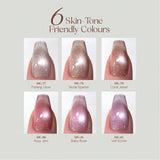 YOGURT NAIL Jeweling Collection / 6 Dual Effect Magnetic Cateye