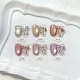YOGURT NAIL Jeweling Collection / 6 Dual Effect Magnetic Cateye