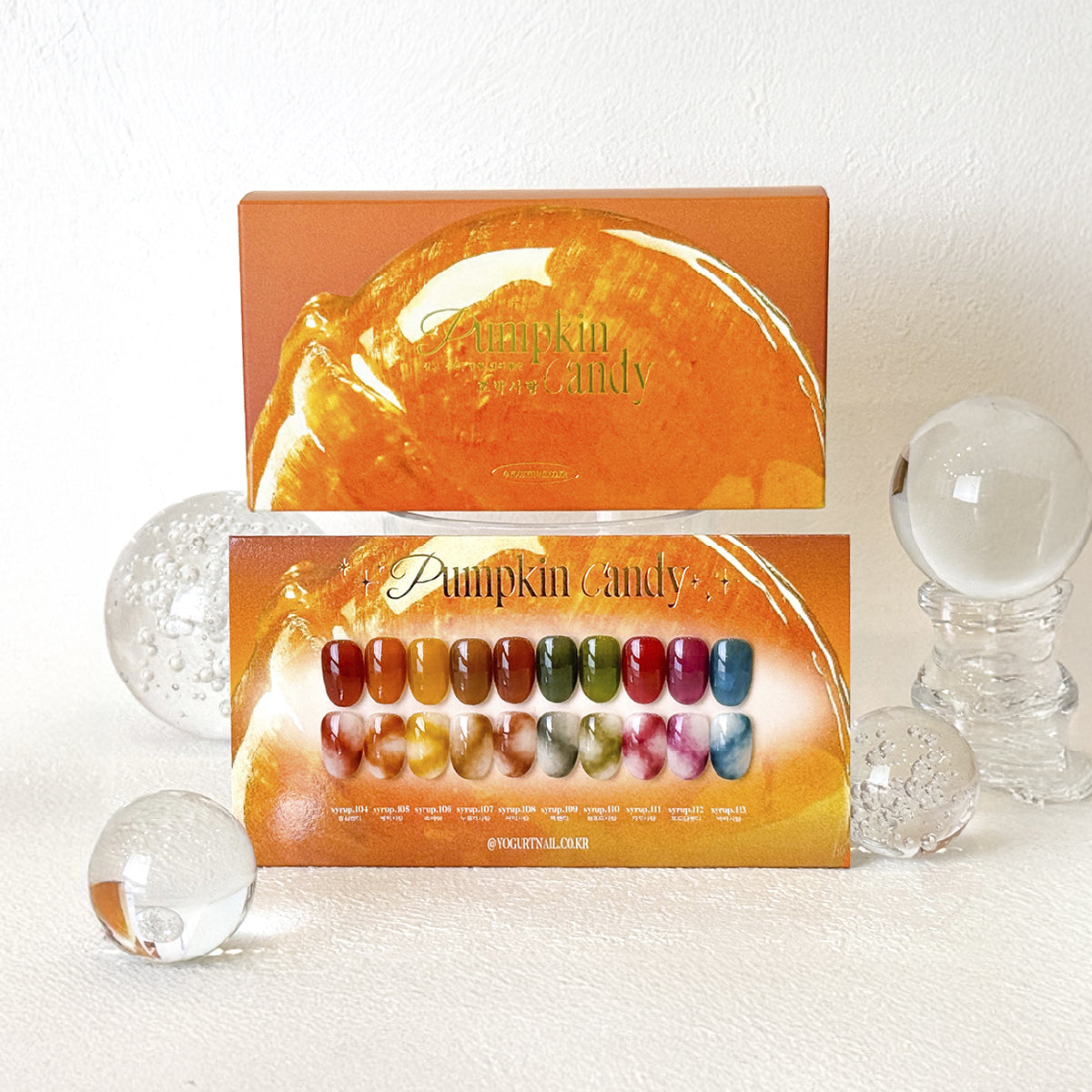 YOGURT NAIL Pumpkin Candy / 10 Syrup Gel