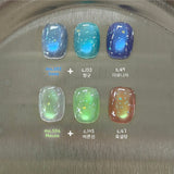 YOGURT NAIL Sugar Glass Magnetic Gel Collection / 4 Colours