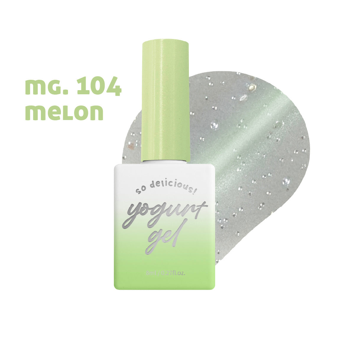 YOGURT NAIL Sugar Glass Magnetic Gel Collection / 4 Colours