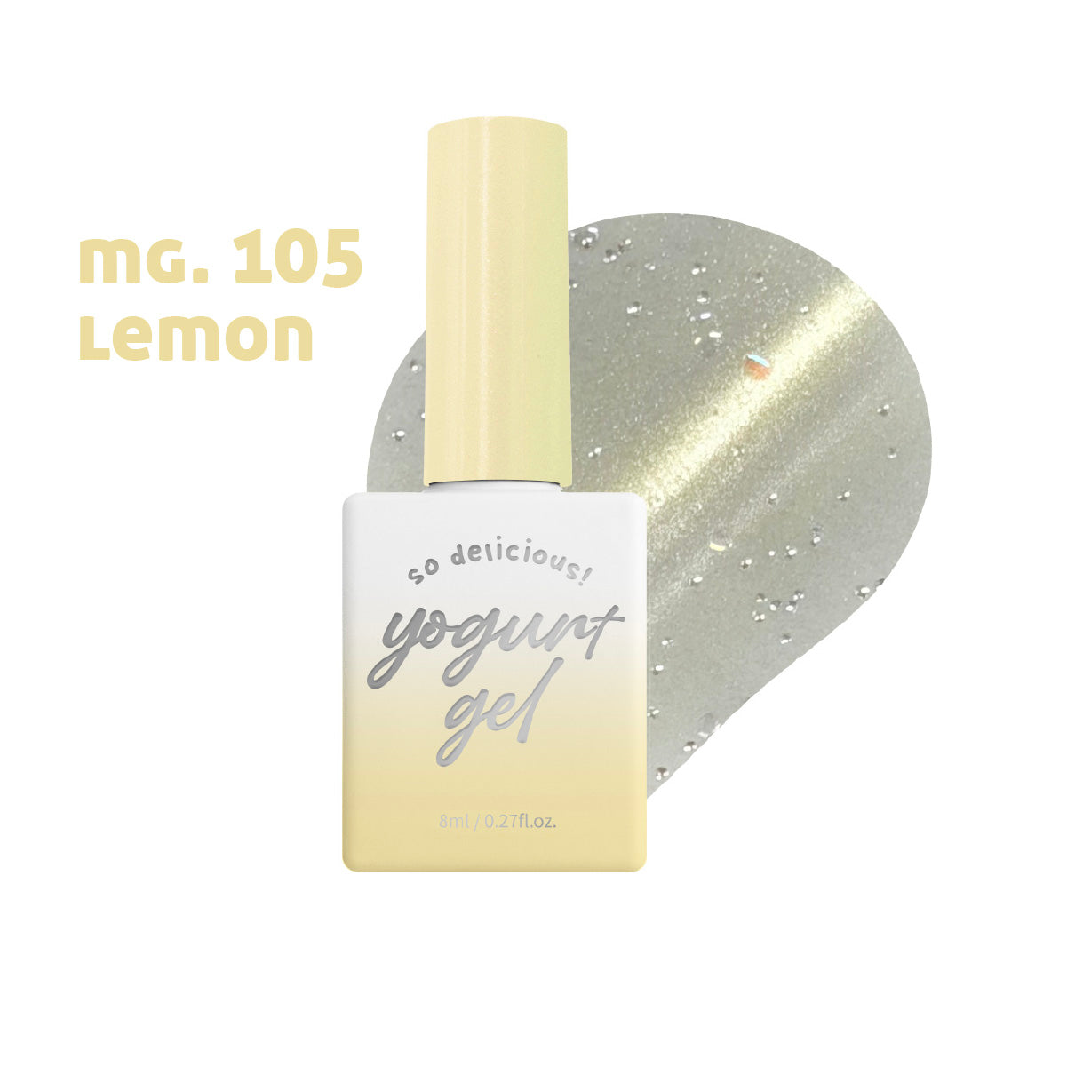 YOGURT NAIL Sugar Glass Magnetic Gel Collection / 4 Colours
