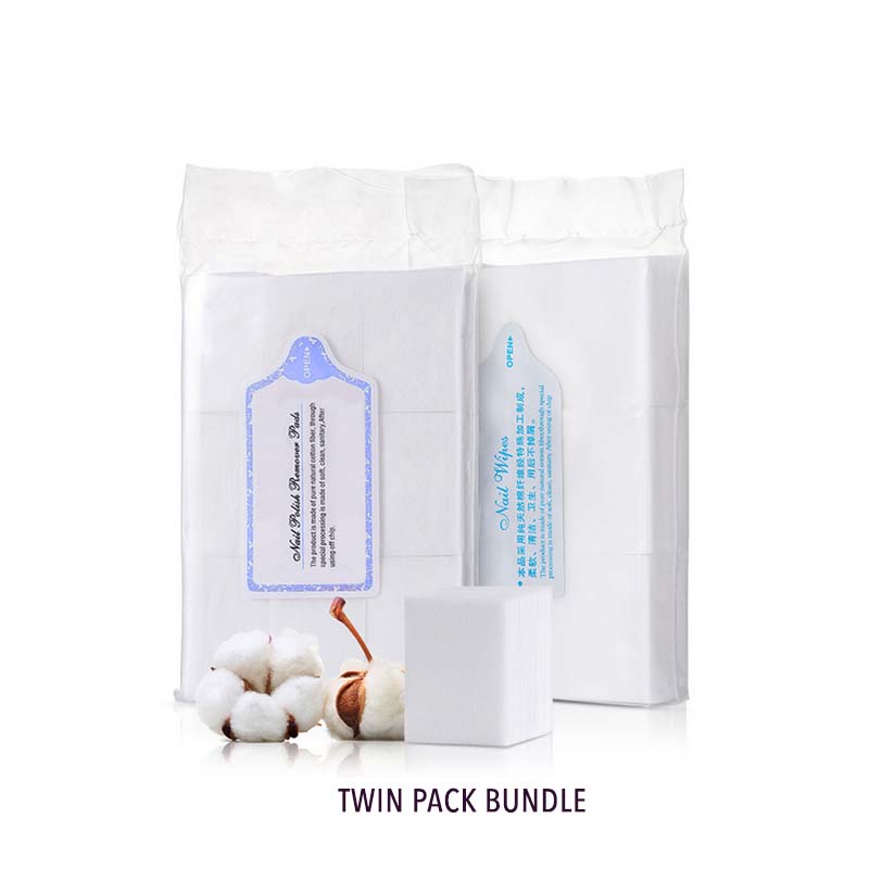 Cotton Lint Free Wipes Twin Pack