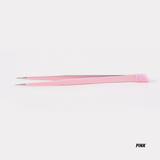 Pink Dual End Nail Art Tweezers 