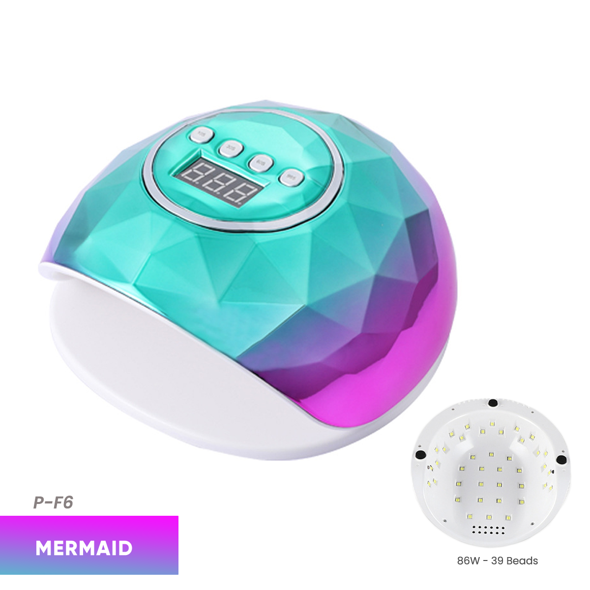 P-F6-Mermaid Prismatic 86W UV LED Curing Lamp